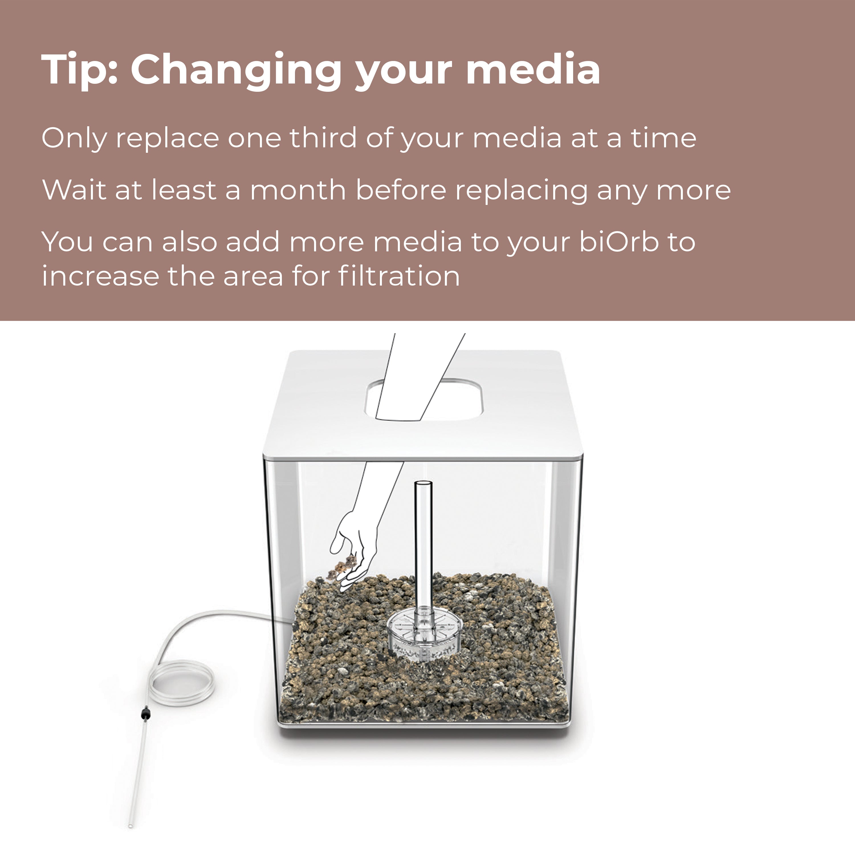 Ceramic Media - Tip for changing your media