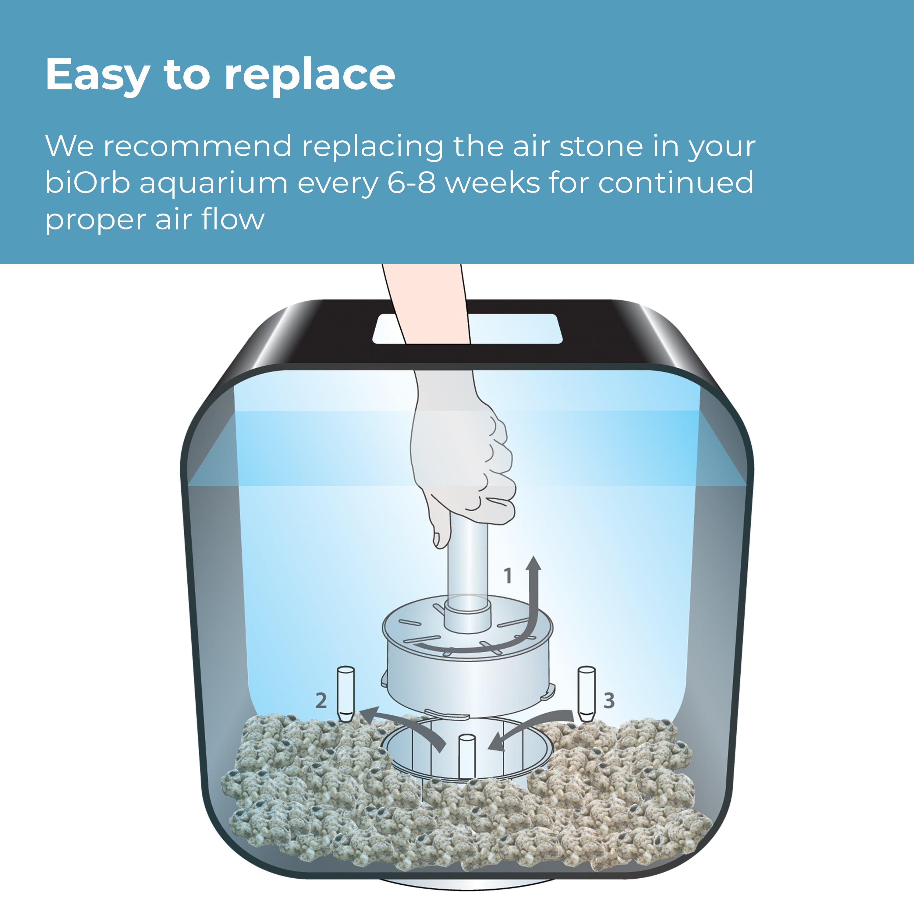 Air Stone - Easy to replace