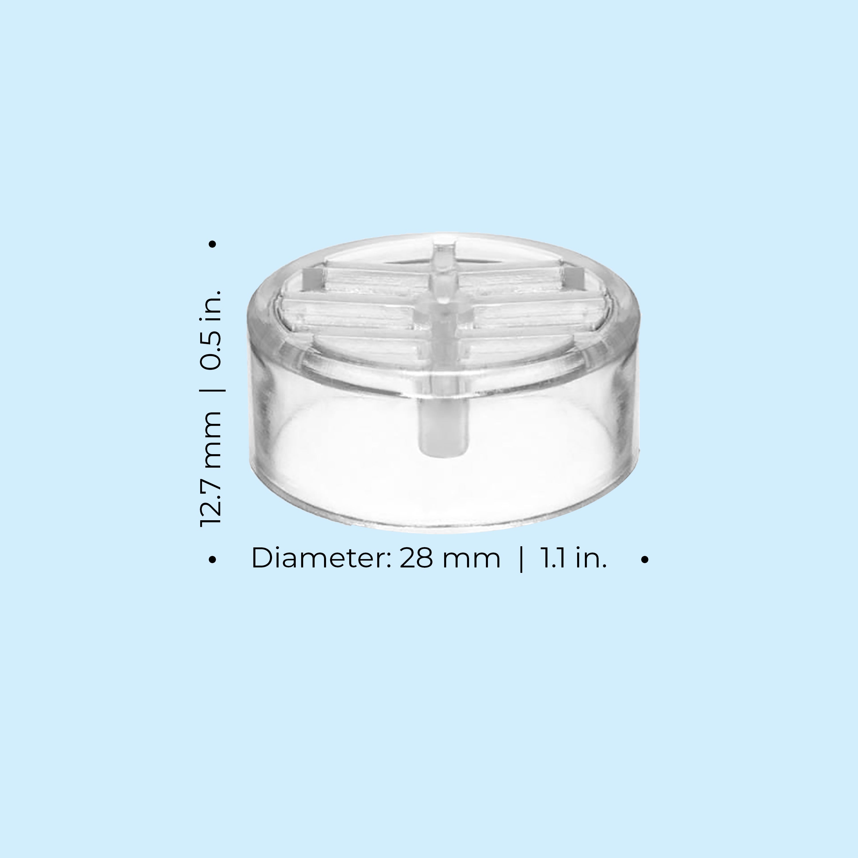 Bubble Tube Guard - Dimensions