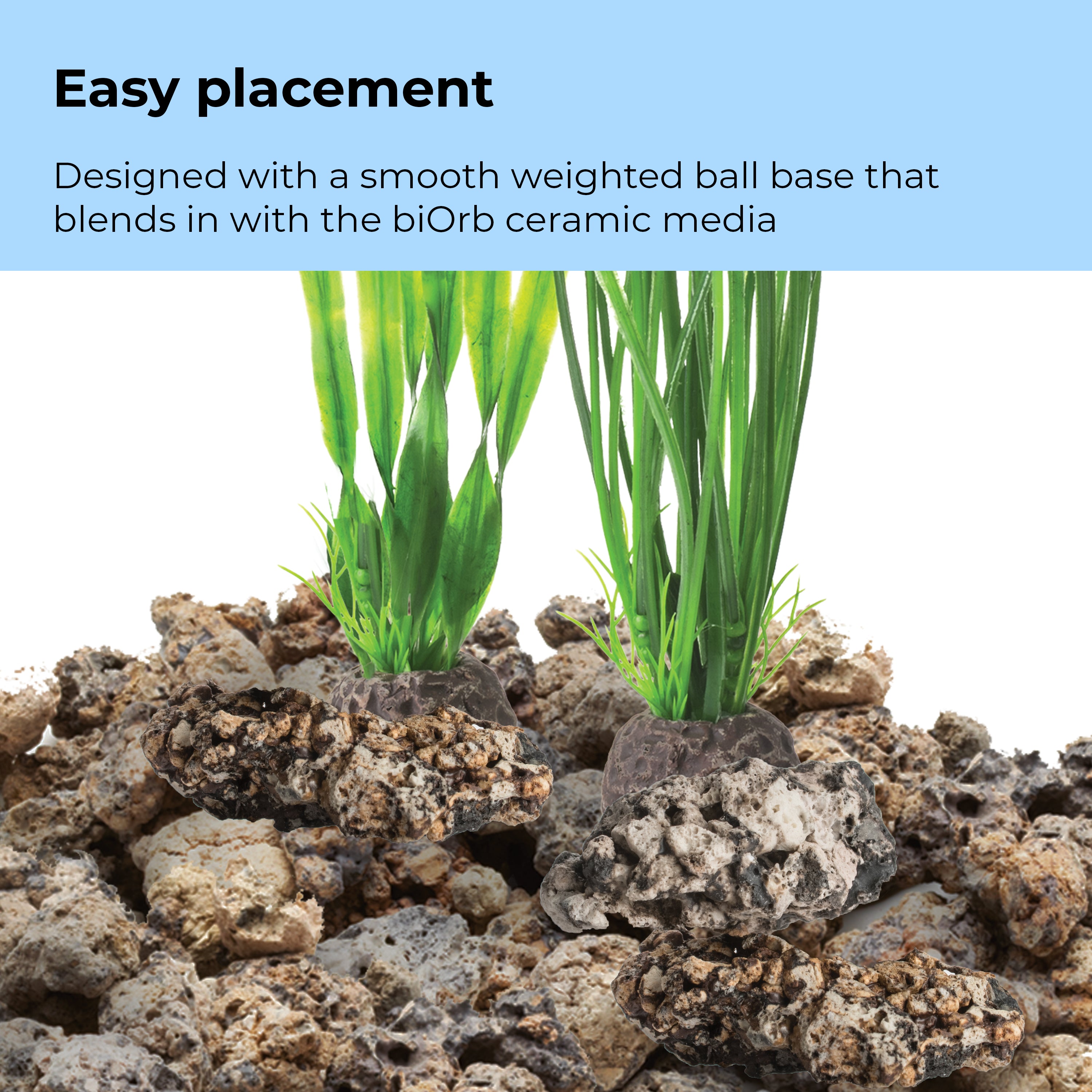 Large Green Easy Plant Set of 2 - Easy placement