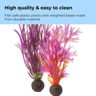 Medium Red & Pink Plant Set of 2 - High quality & easy to clean