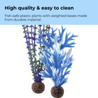 Medium Blue & Purple Plant Set of 2 - High quality & easy to clean