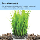 Medium Green Grass Ring - Easy placement