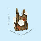 Small Flower Sculpture - Dimensions