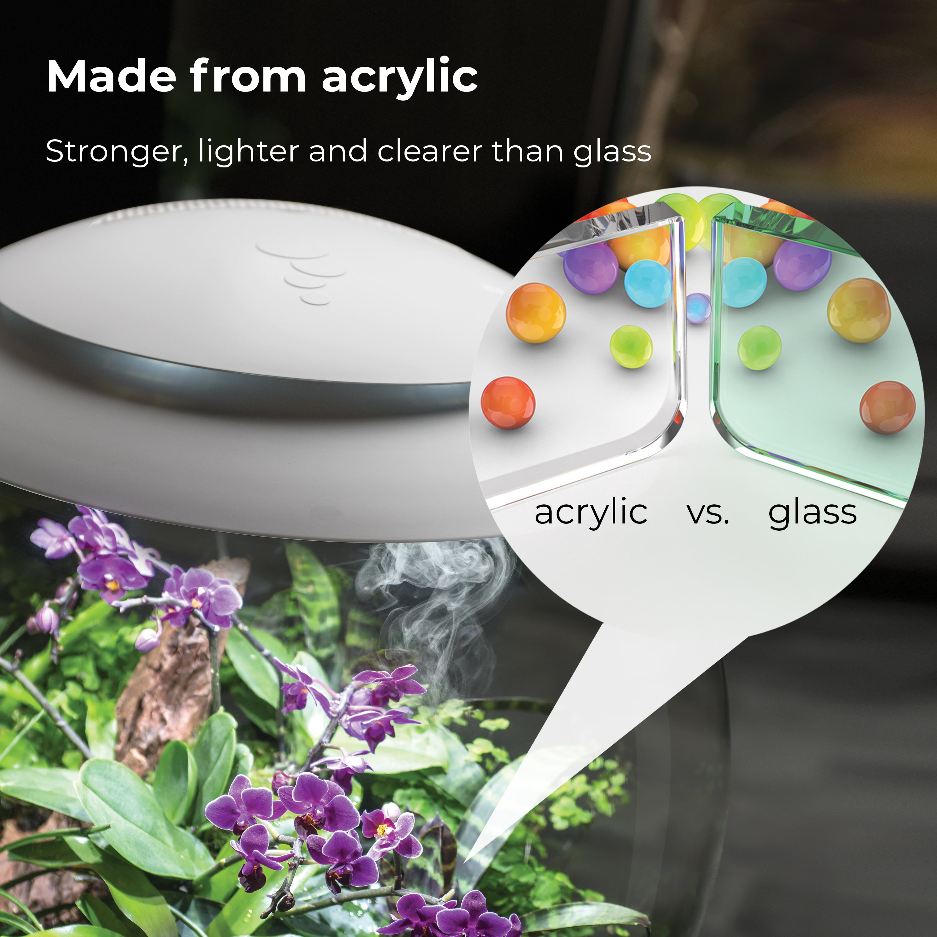 AIR 60 Terrarium - Made from acrylic