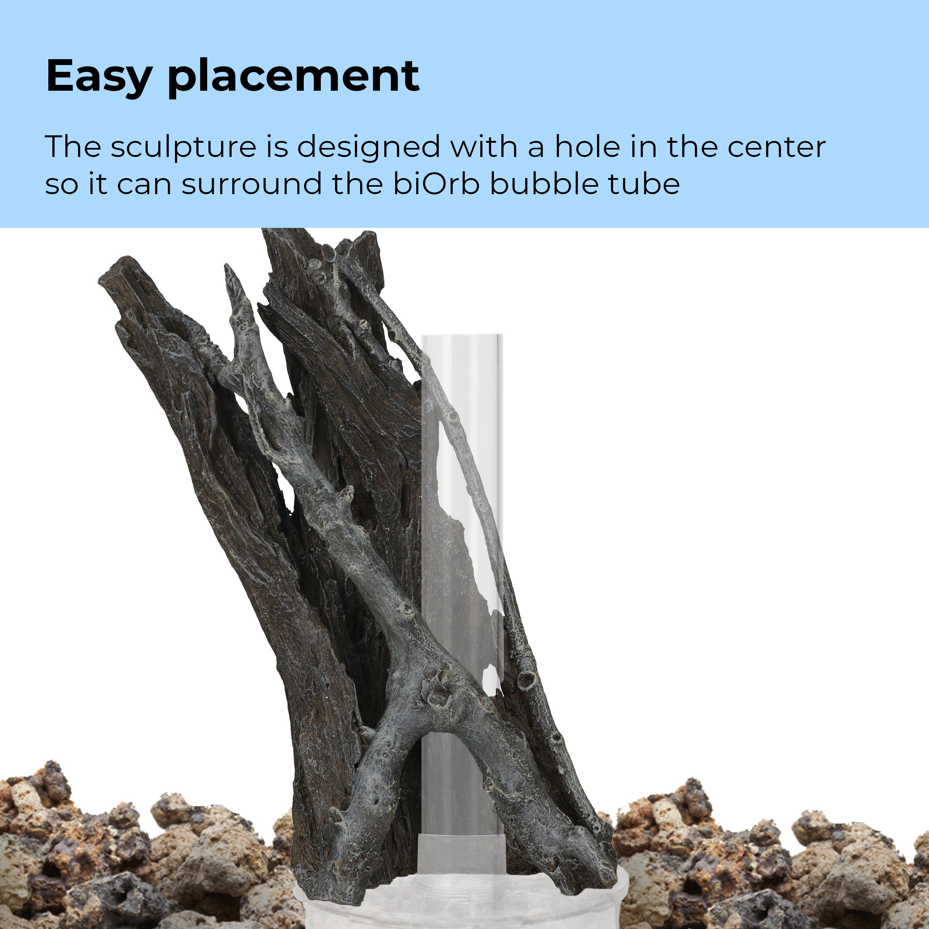 Medium Amazonas Root Sculpture - Easy placement