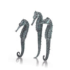 Seahorse Set of 3 - Metallic Black
