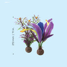 Small Parrot Feather Plant Set of 2 - Dimensions
