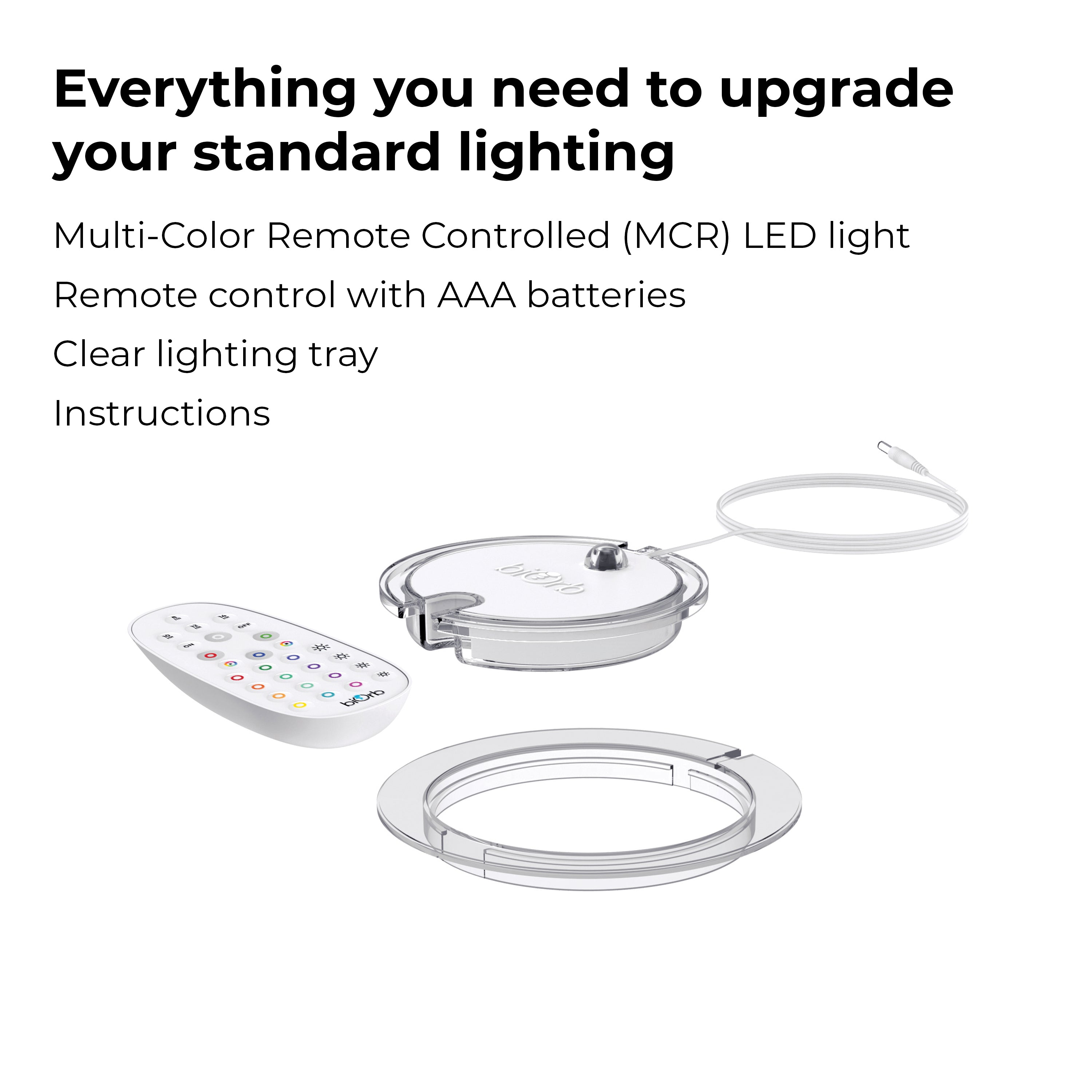 Small MCR LED Light Accessory - Everything you need to upgrade your standard lighting