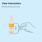 Biological Booster - Clear instructions