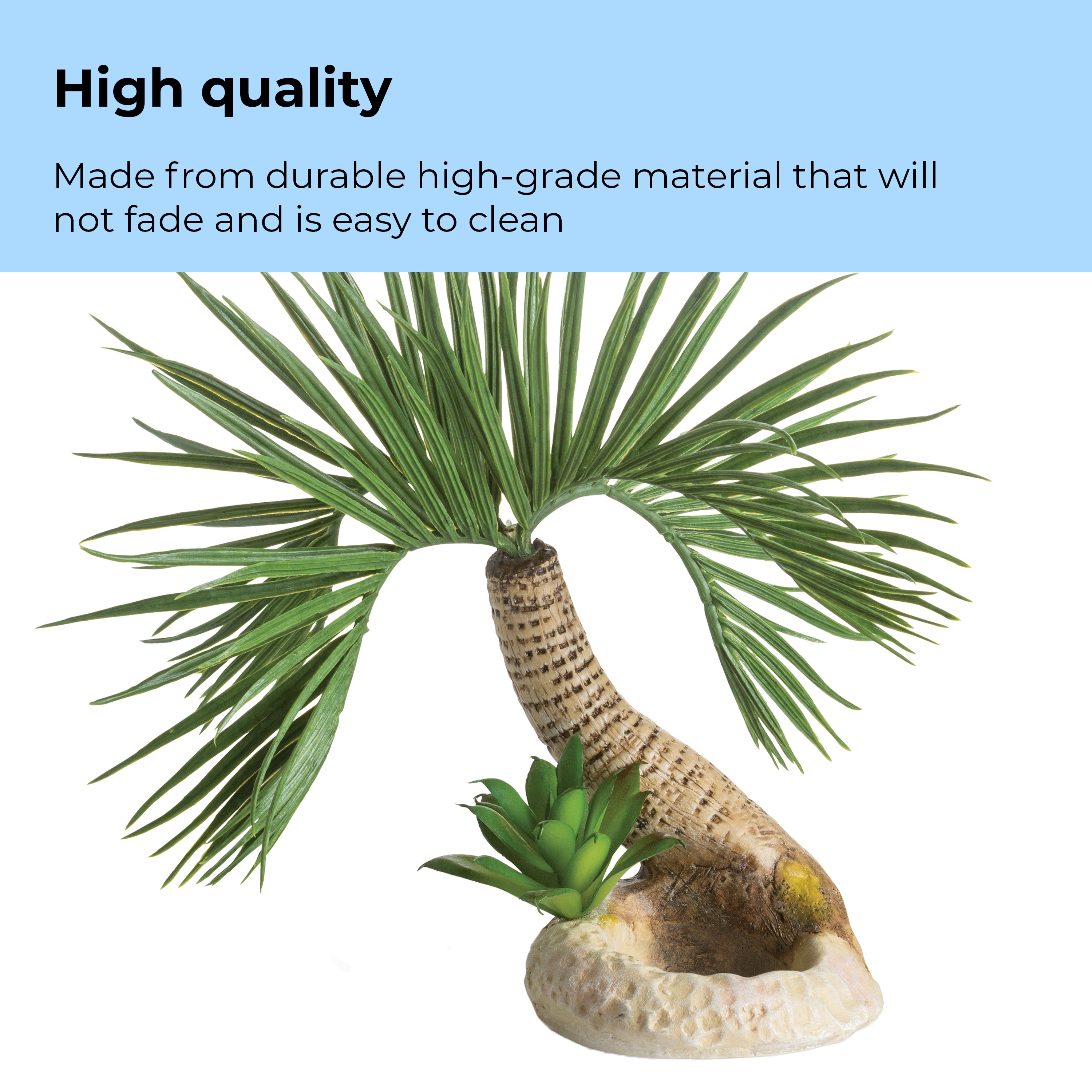 Medium Seychelles Palm Tree Sculpture - High quality