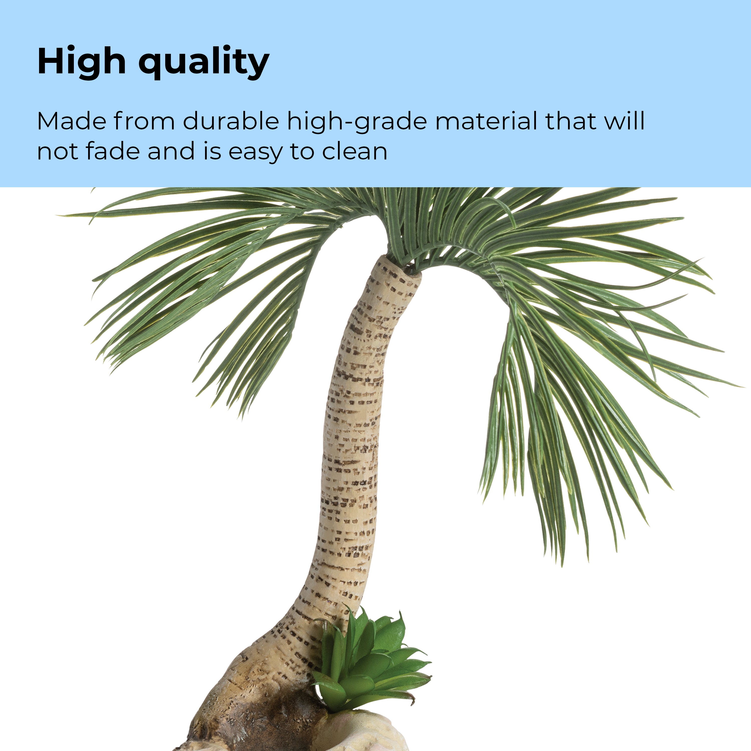 Large Seychelles Palm Tree Sculpture - High quality