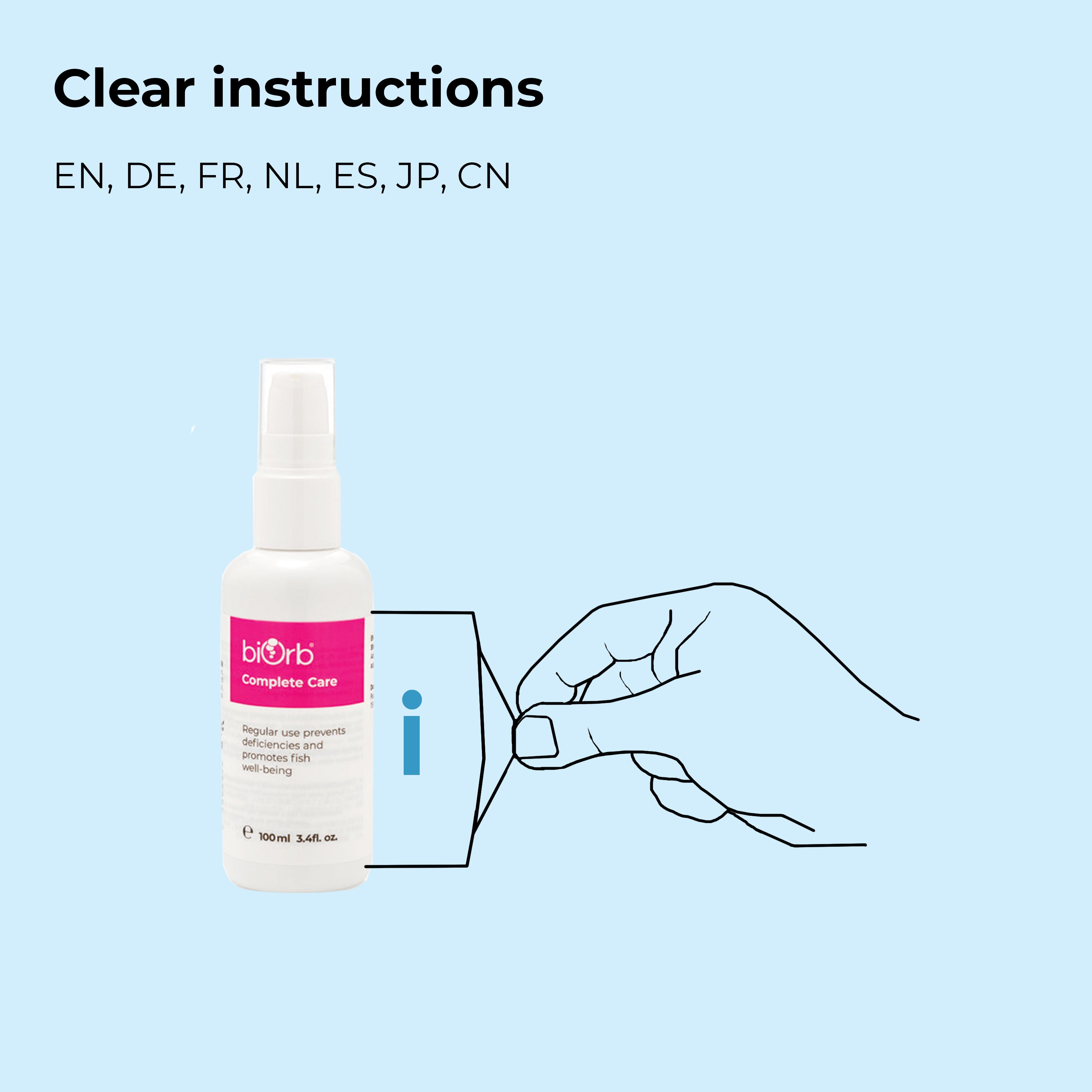 Complete Care - Clear instructions