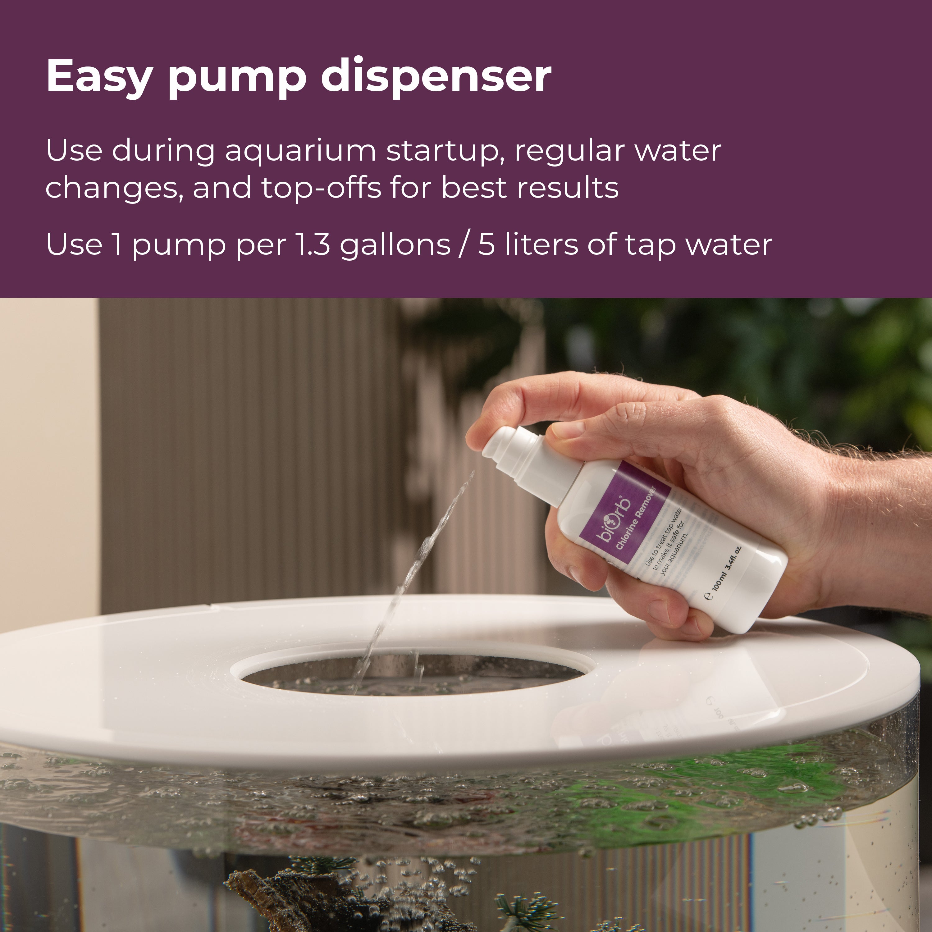 Chlorine Remover - Easy pump dispenser