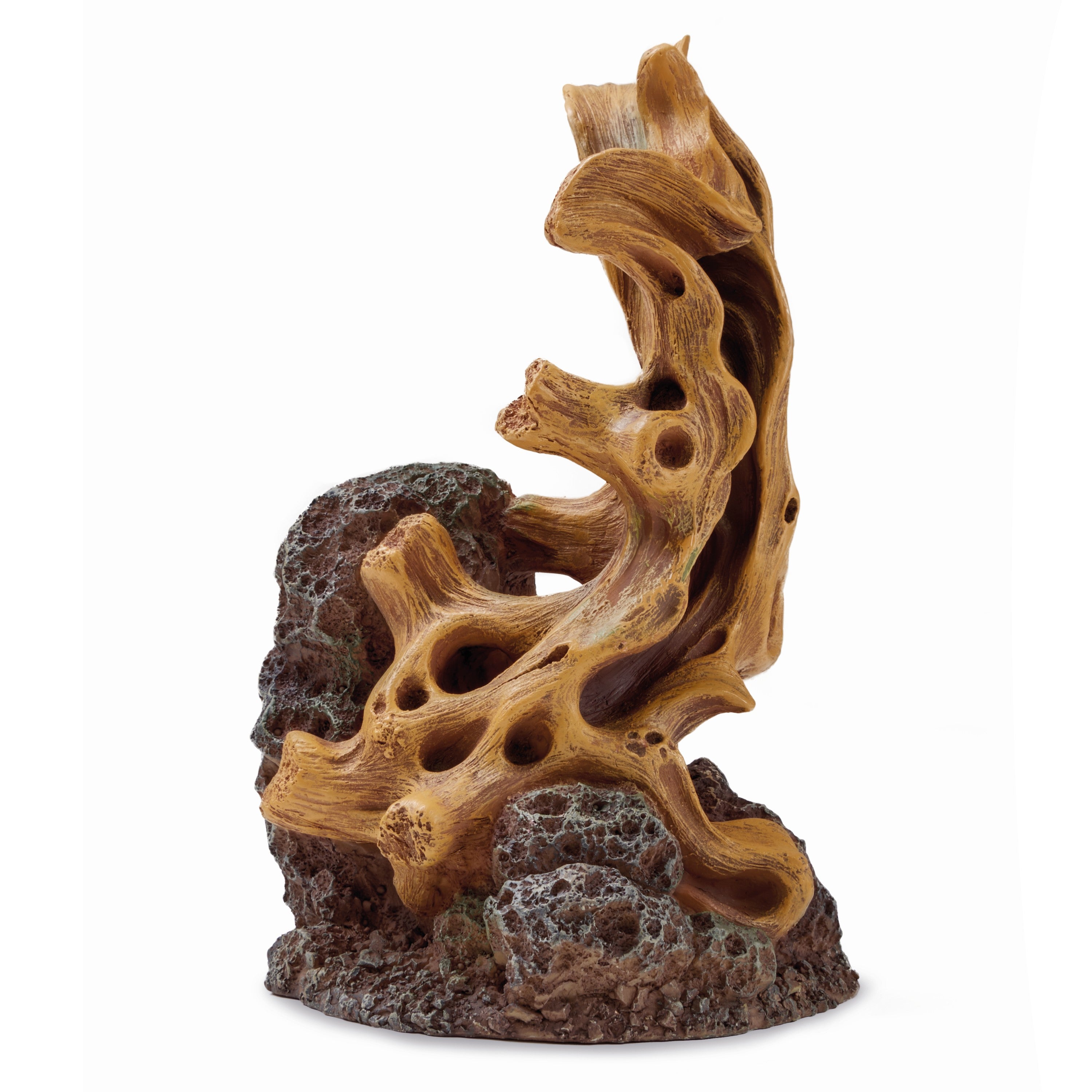 Wood on Stone Sculpture