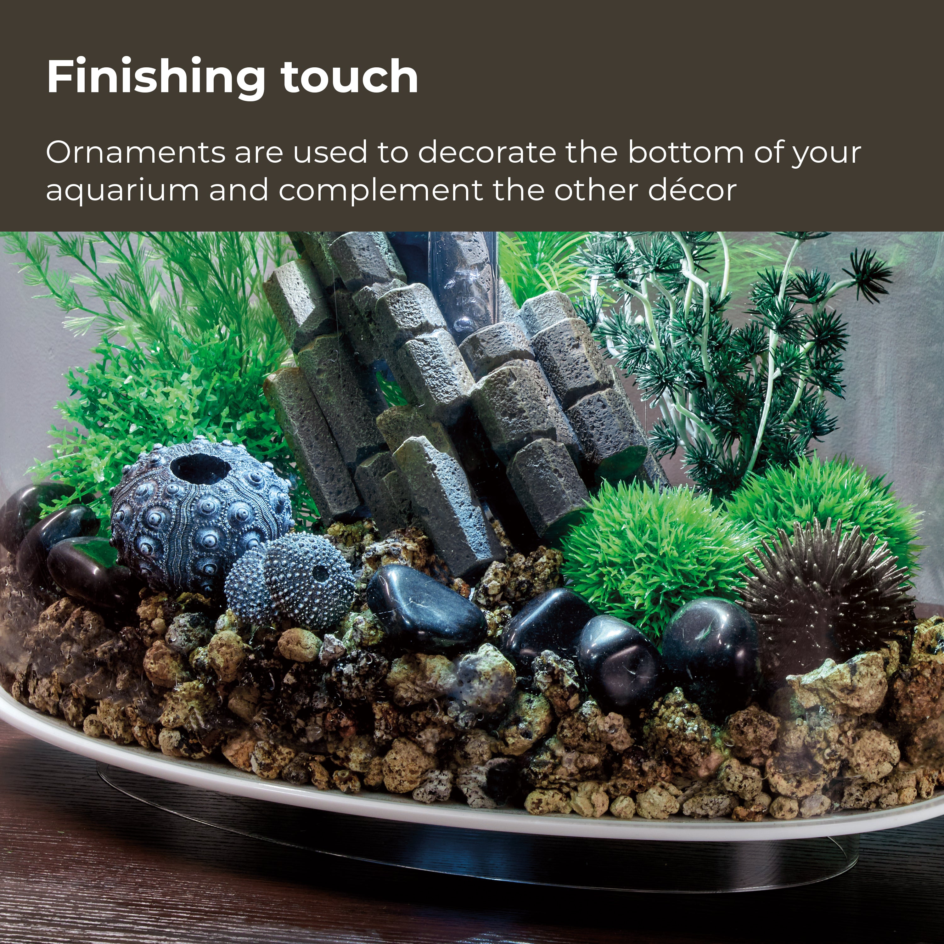 Volcanic Stone Décor Set Finishing Touch