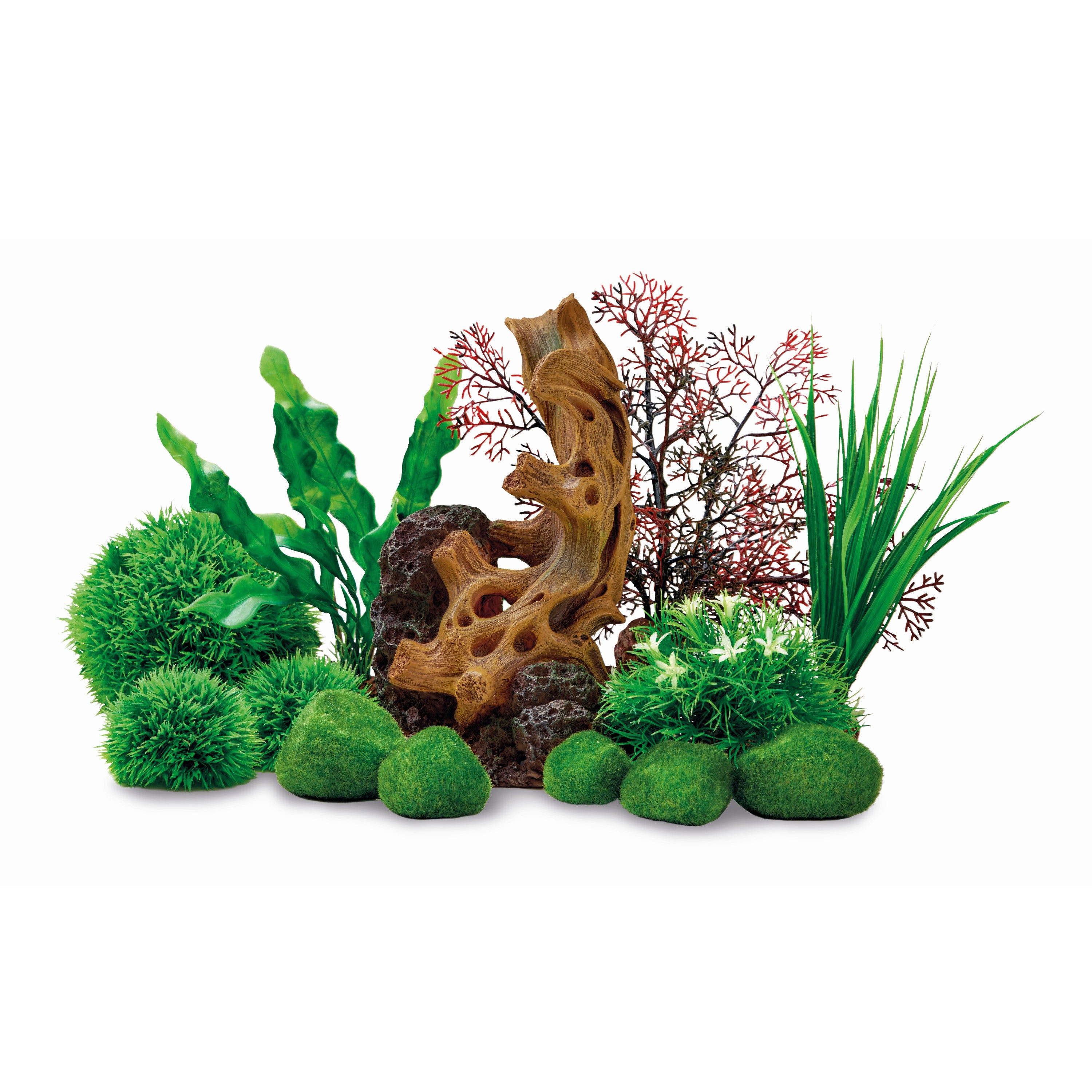 Wood on Stone Décor Set