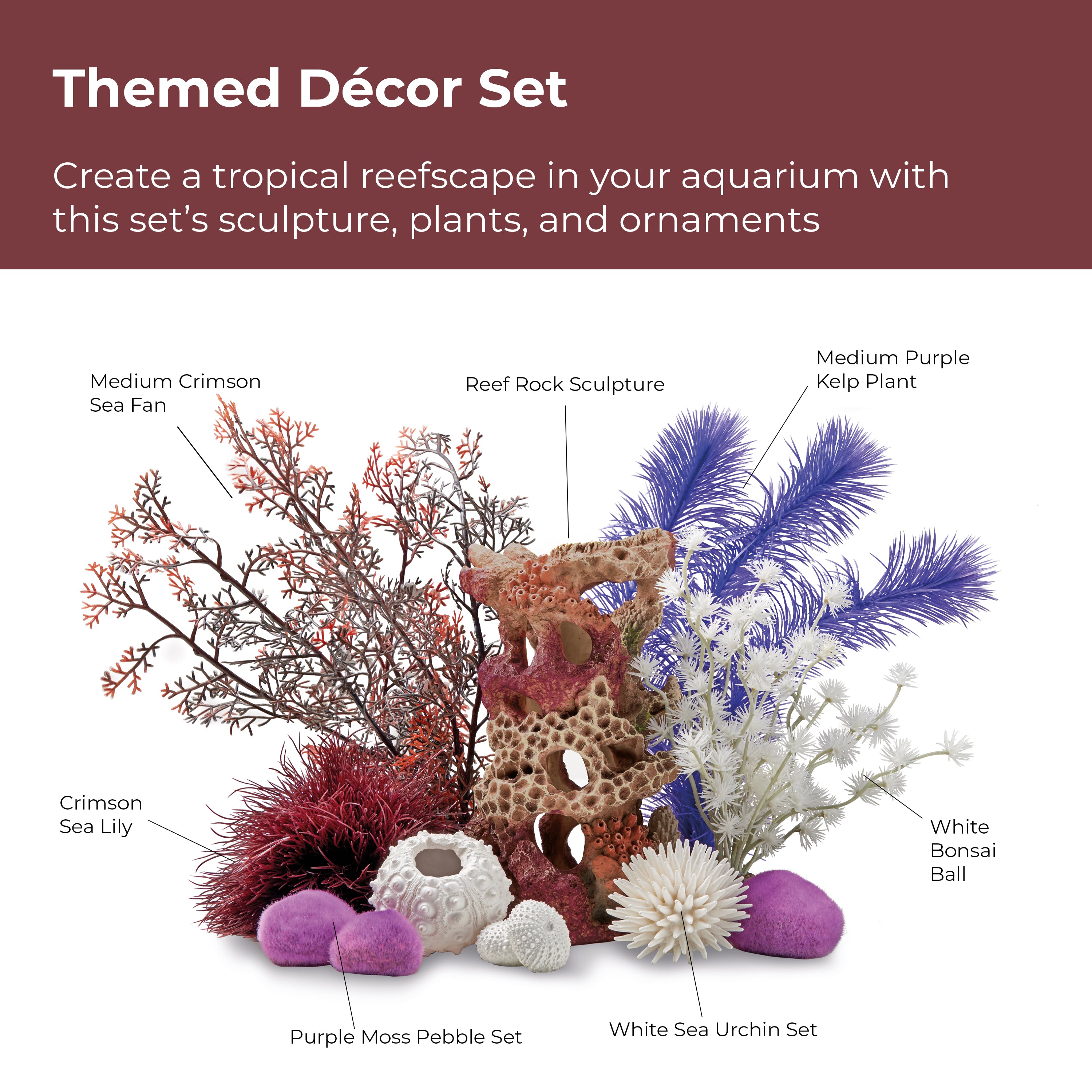 Reef Rock Décor Set Themed Decor Set