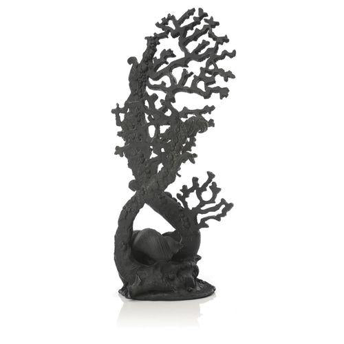 Fan Coral Sculpture - Black