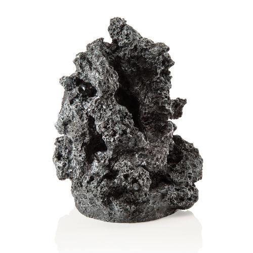 Black Mineral Stone Sculpture