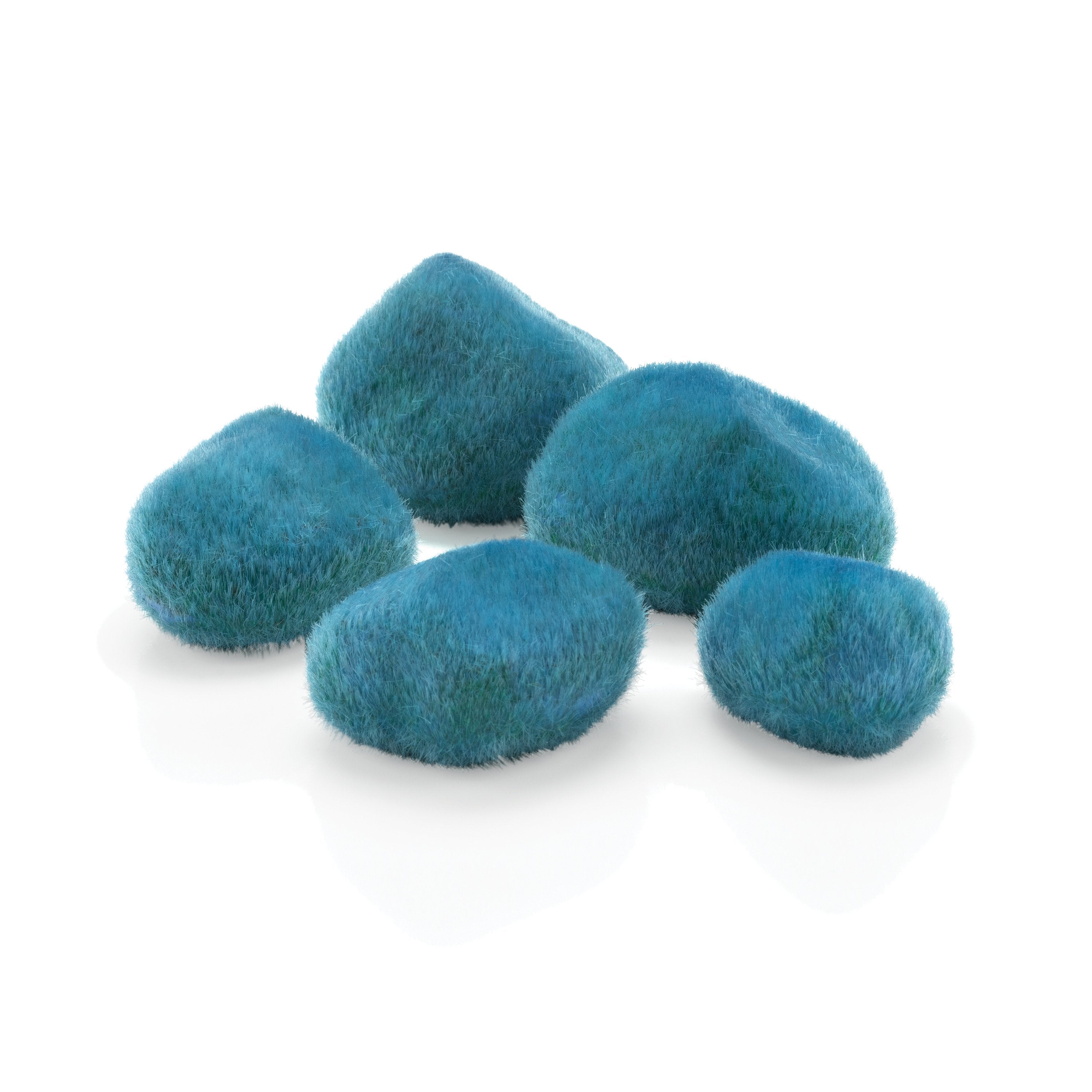 Moss Pebbles Set - Blue