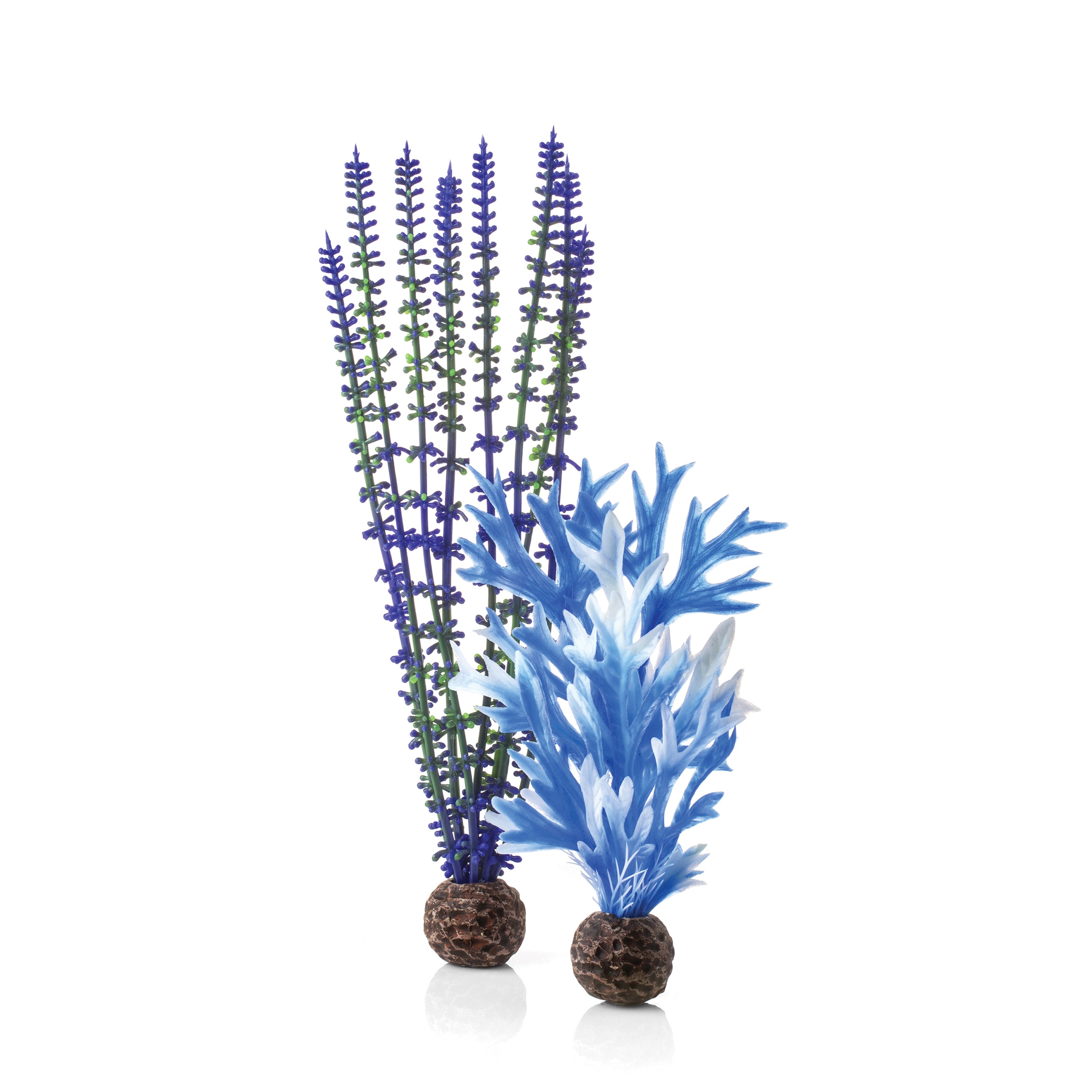 Medium Blue & Purple Plant Set of 2