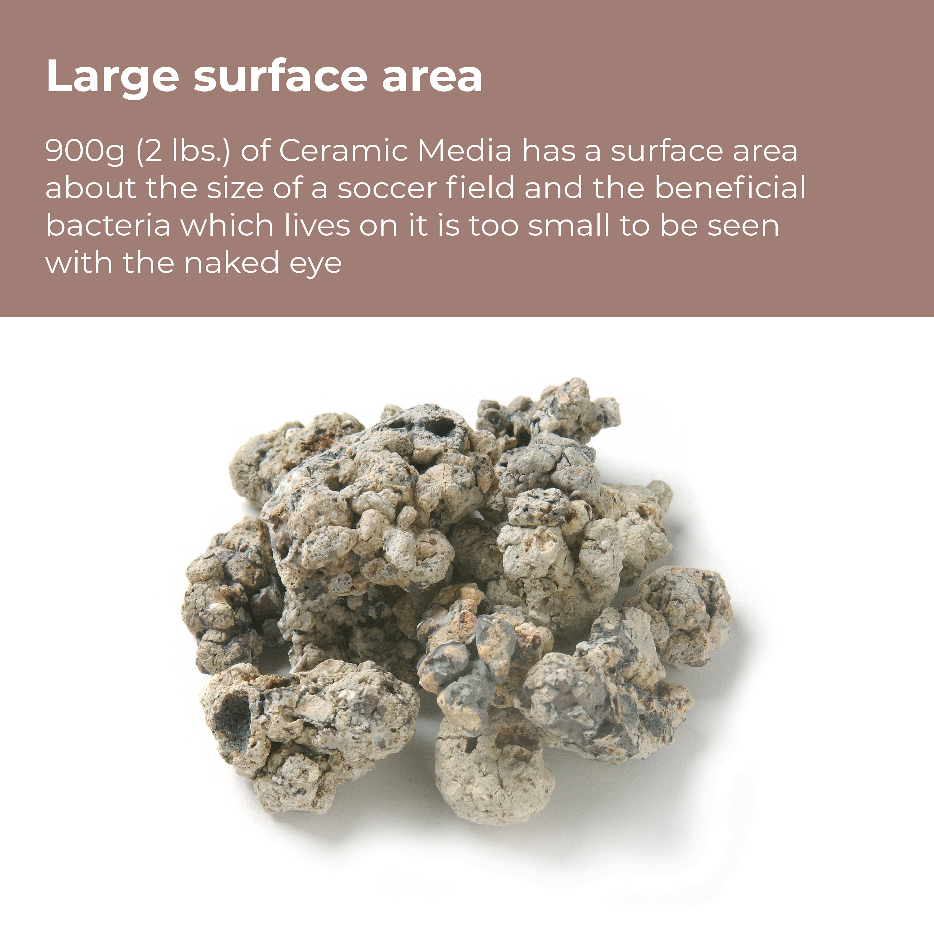 Ceramic Media - Large surface area