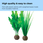 Small Green Easy Plant Set of 2 - High quality & easy to clean