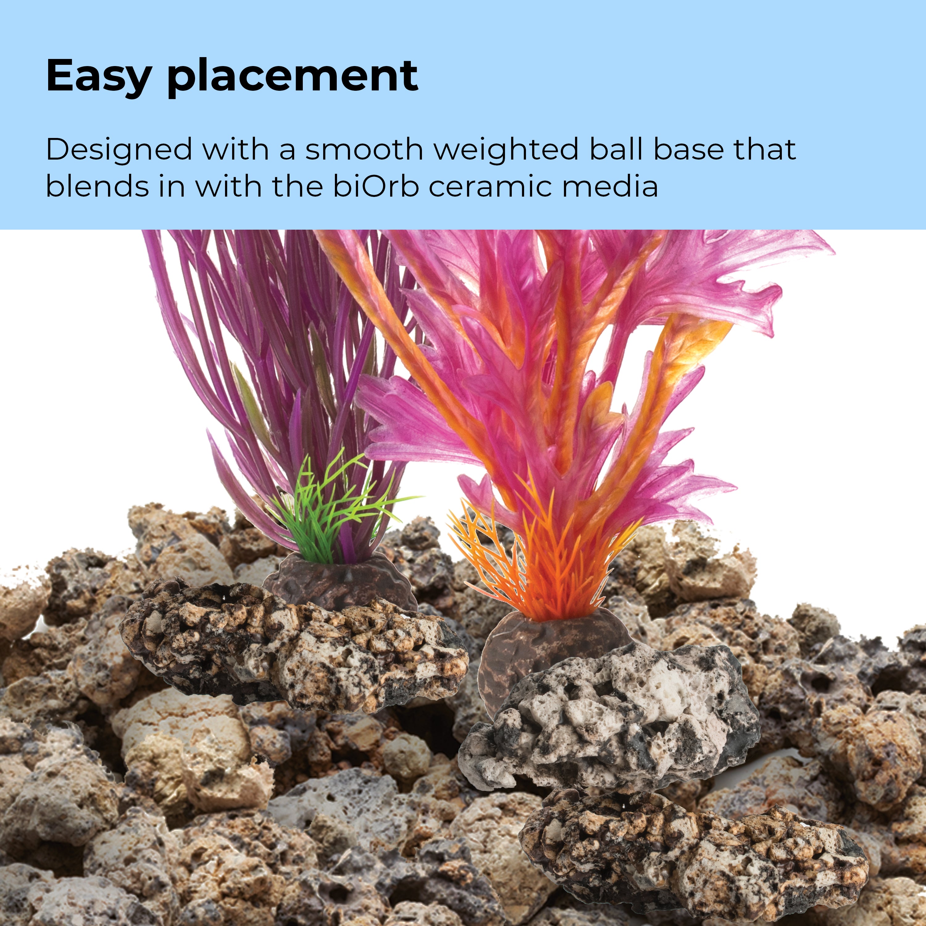 Medium Red & Pink Plant Set of 2 - Easy placement