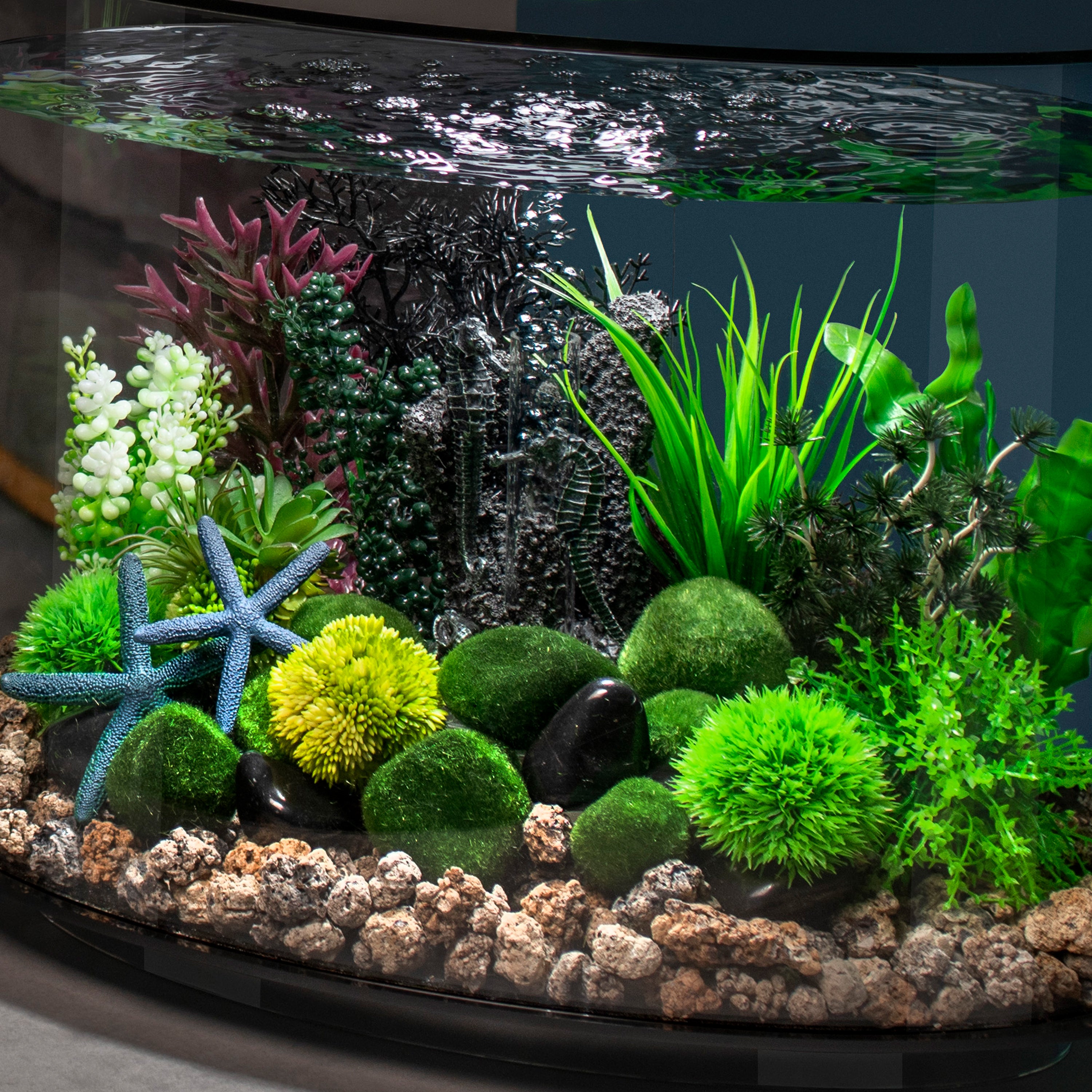 Aquatic Topiary Ball Set of 3 In use