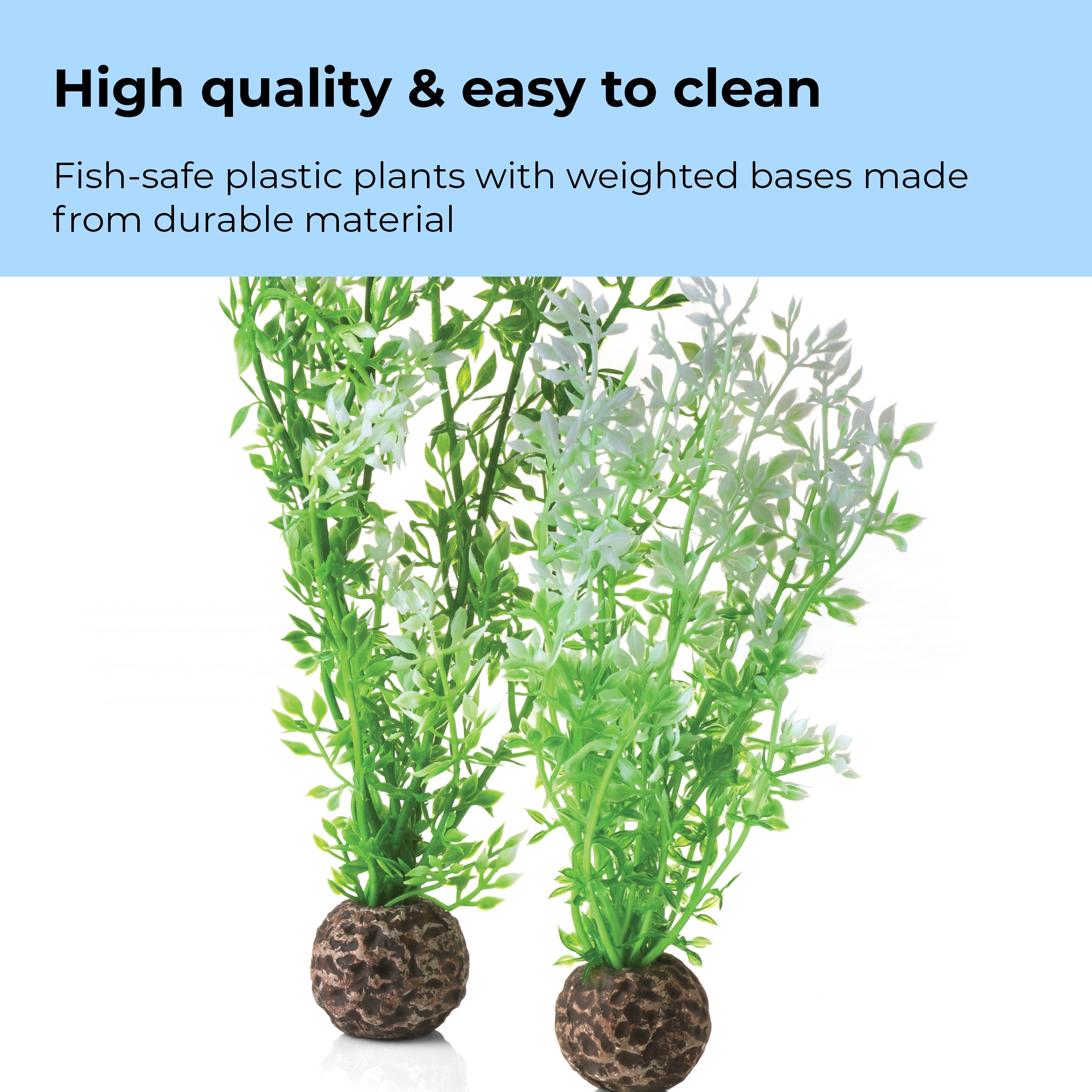 Winter Flower Plant Set of 2 - High quality & easy to clean