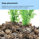 Winter Flower Plant Set of 2 - Easy placement