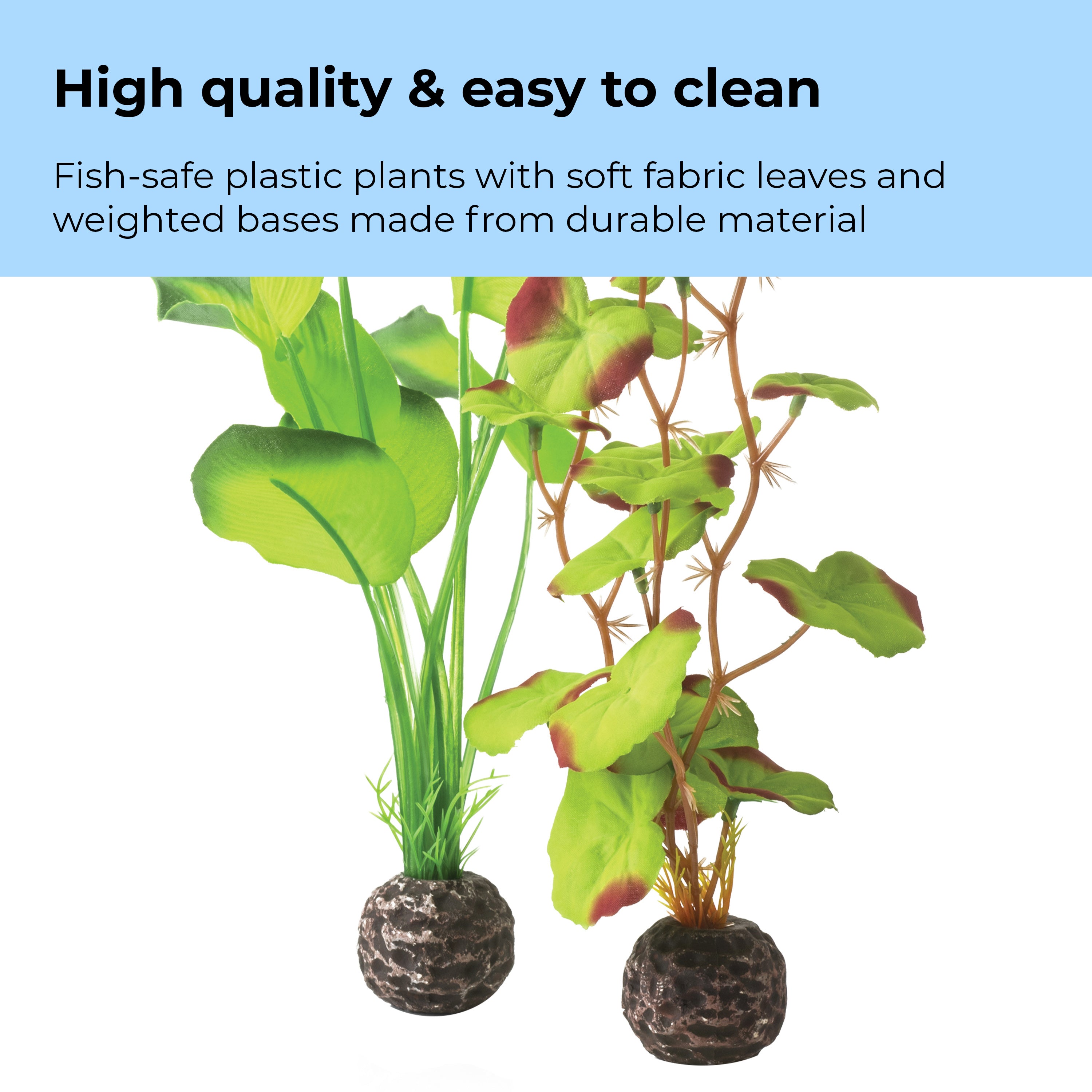 Medium Green Silk Plant Set of 2 - High quality & easy to clean