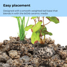 Medium Green Silk Plant Set of 2 - Easy placement