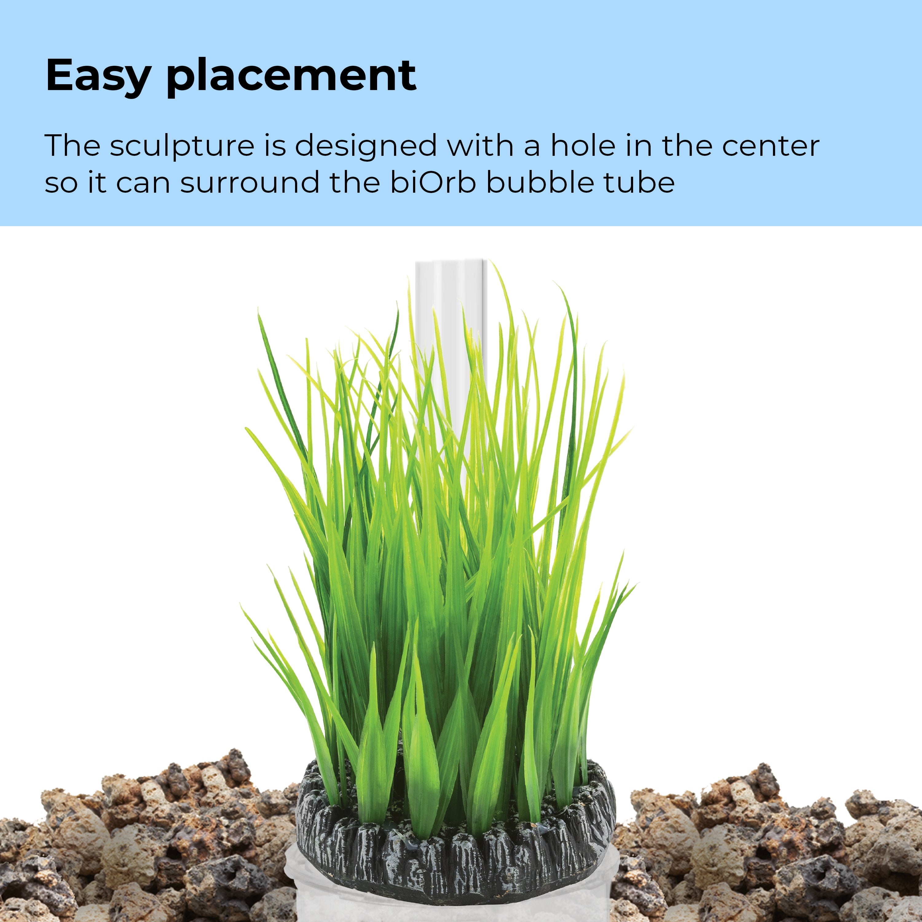 Small Green Grass Ring - Easy placement