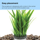 Large Green Grass Ring - Easy placement
