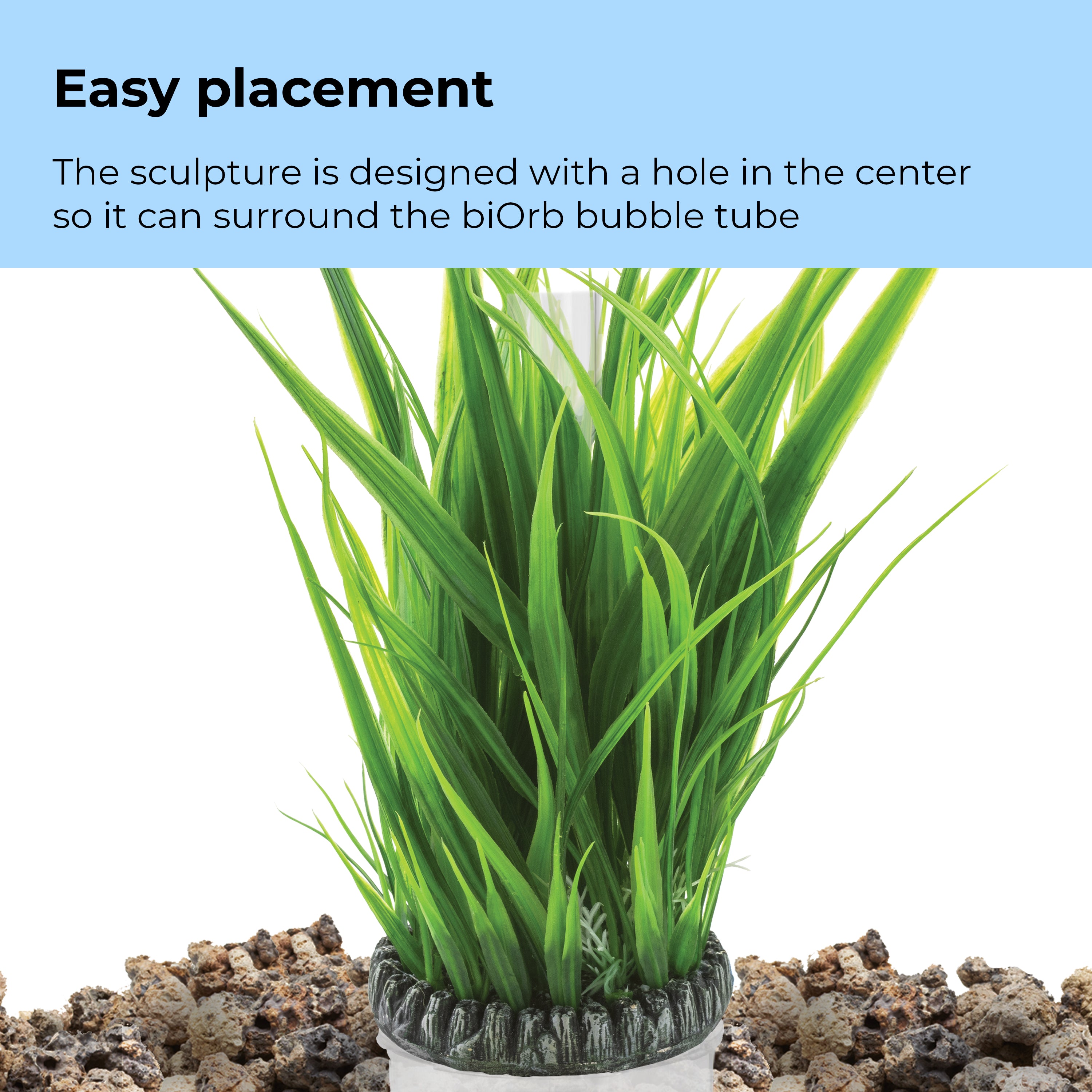 Large Green Grass Ring - Easy placement