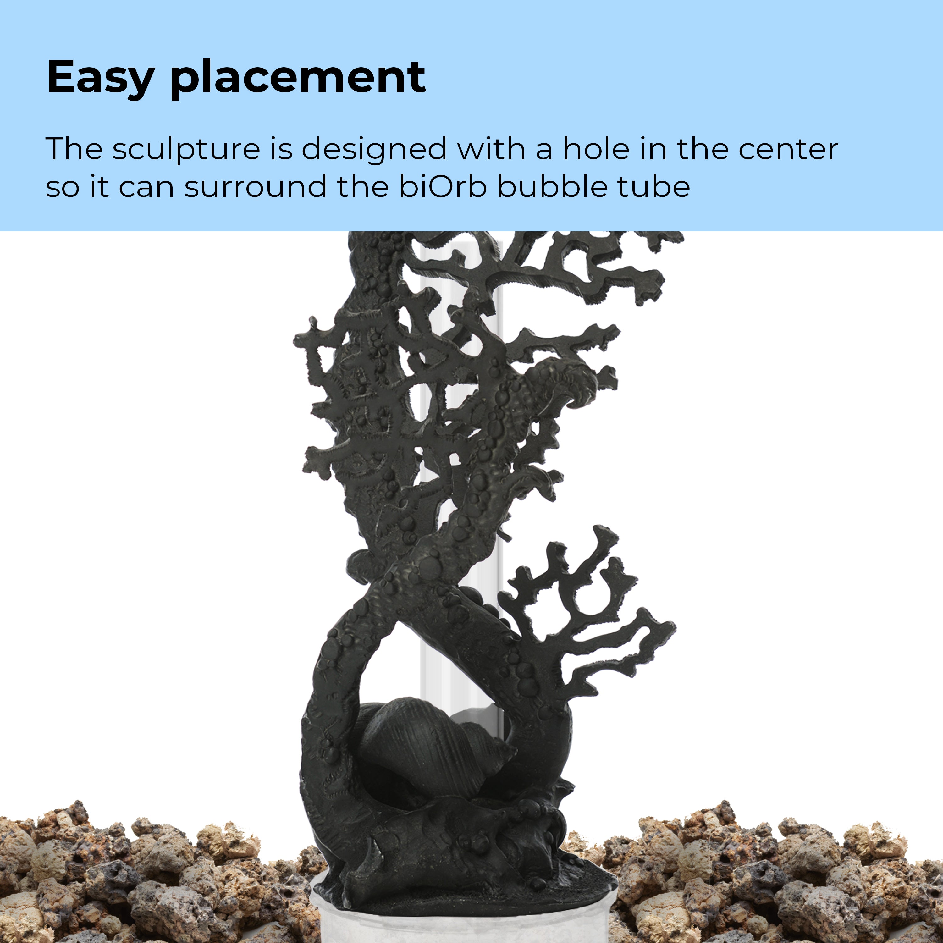 Fan Coral Sculpture - Easy placement