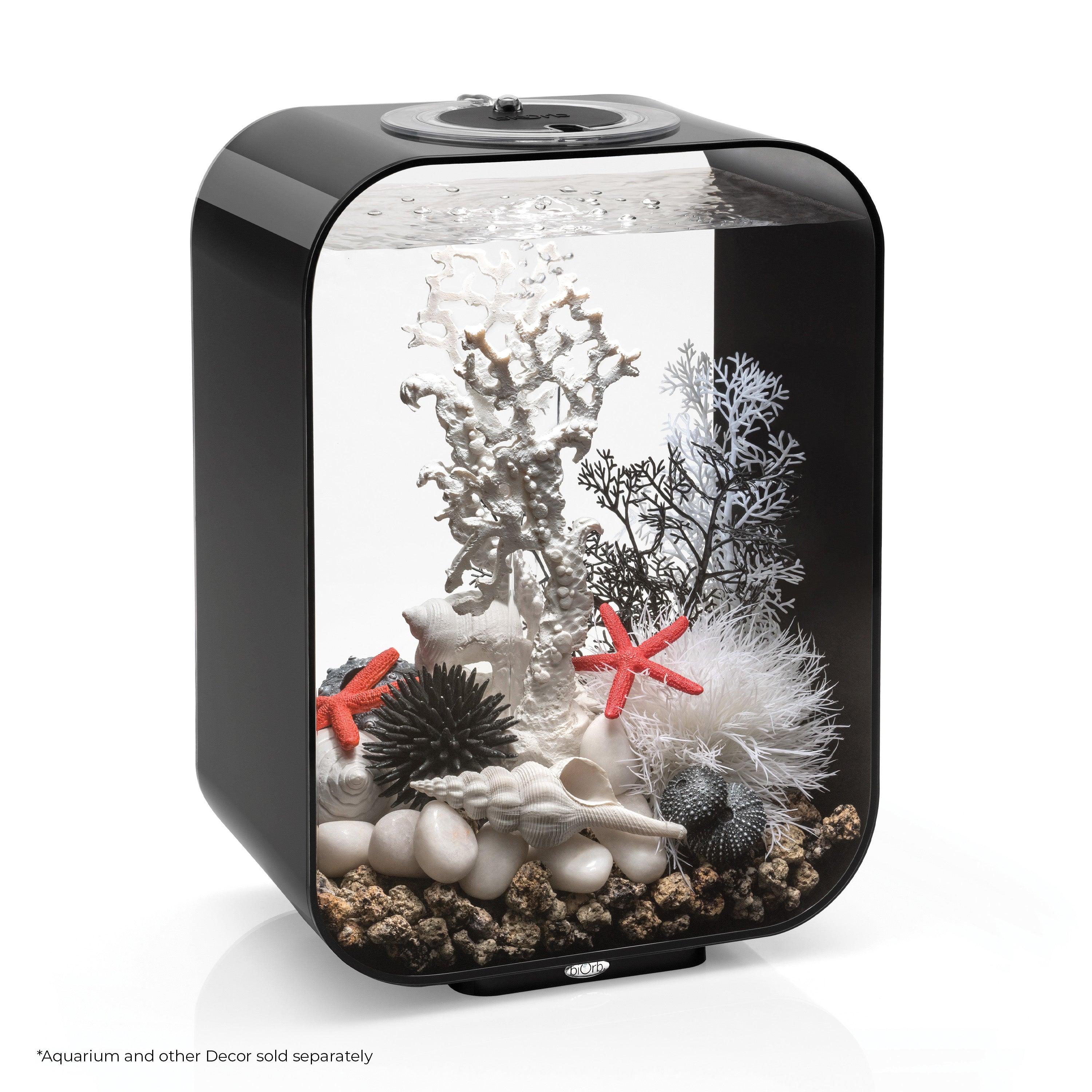 Medium White Fan Coral Sculpture In Use