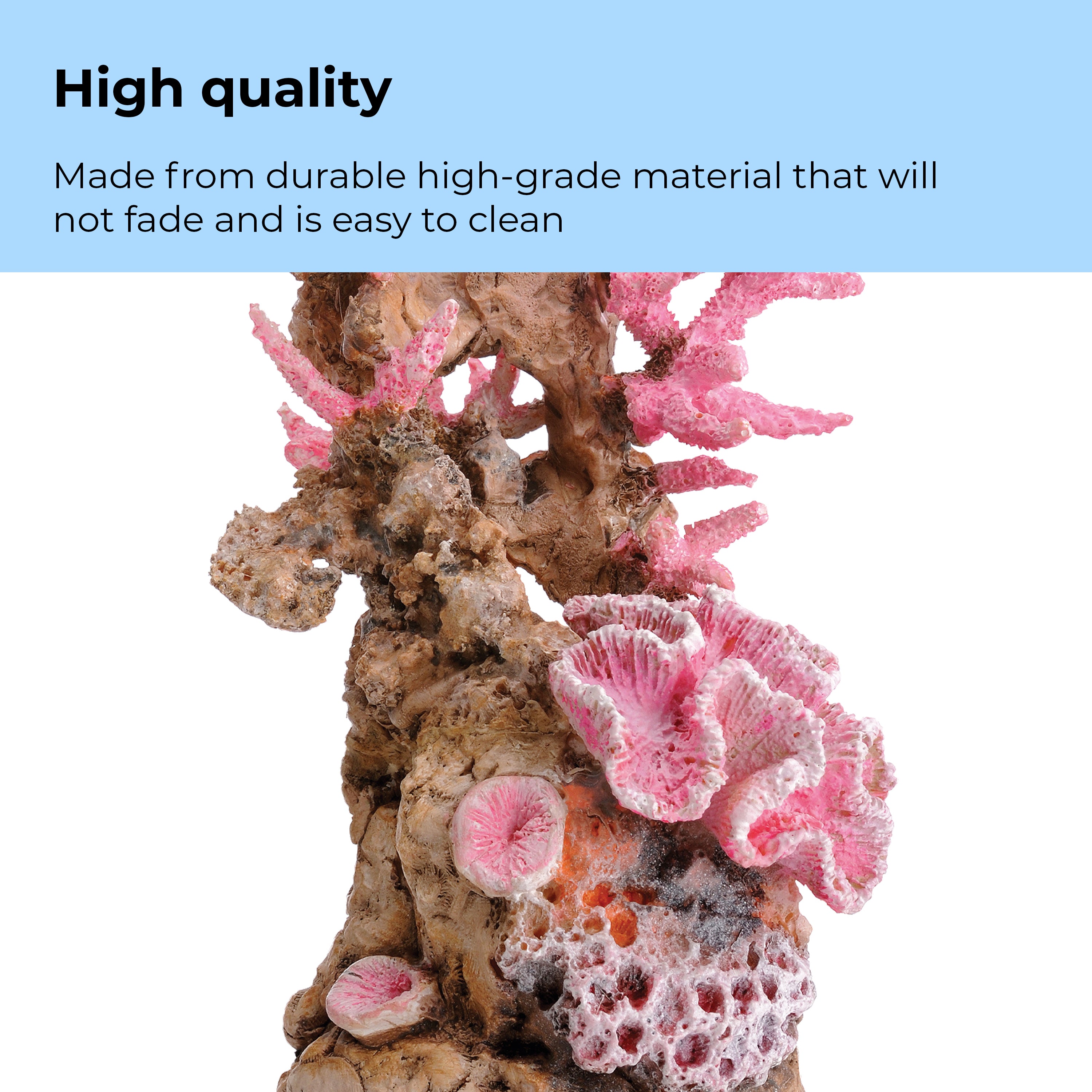Medium Pink Reef Sculpture - High quality