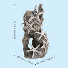 Sea Star Rock Sculpture - Dimensions