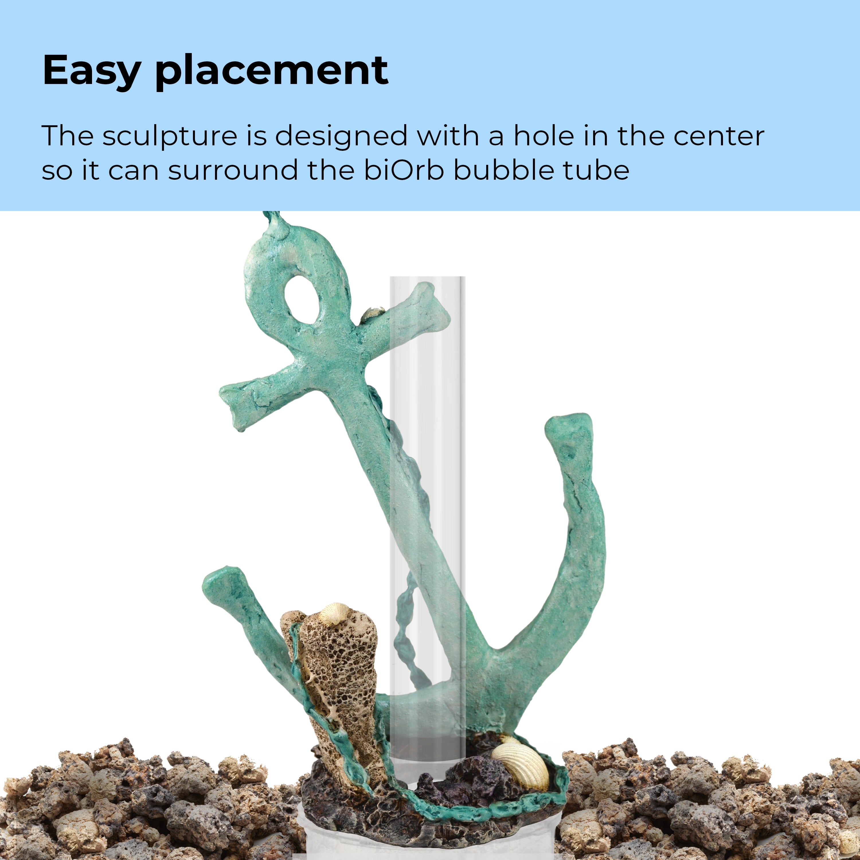 Anchor Sculpture - Easy placement