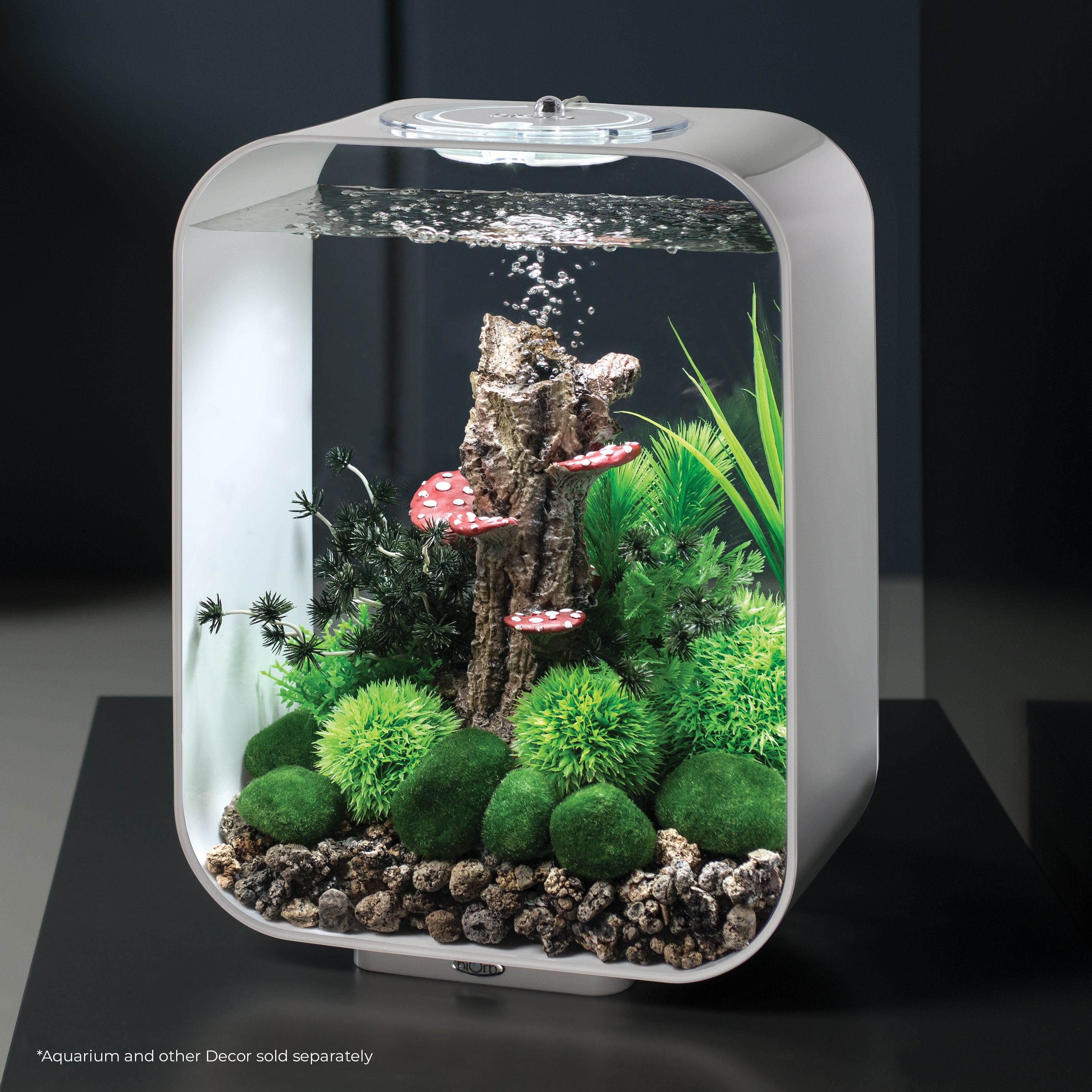 Mushroom on Trunk Sculpture In Use