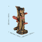 Mushroom on Trunk Sculpture - Dimensions