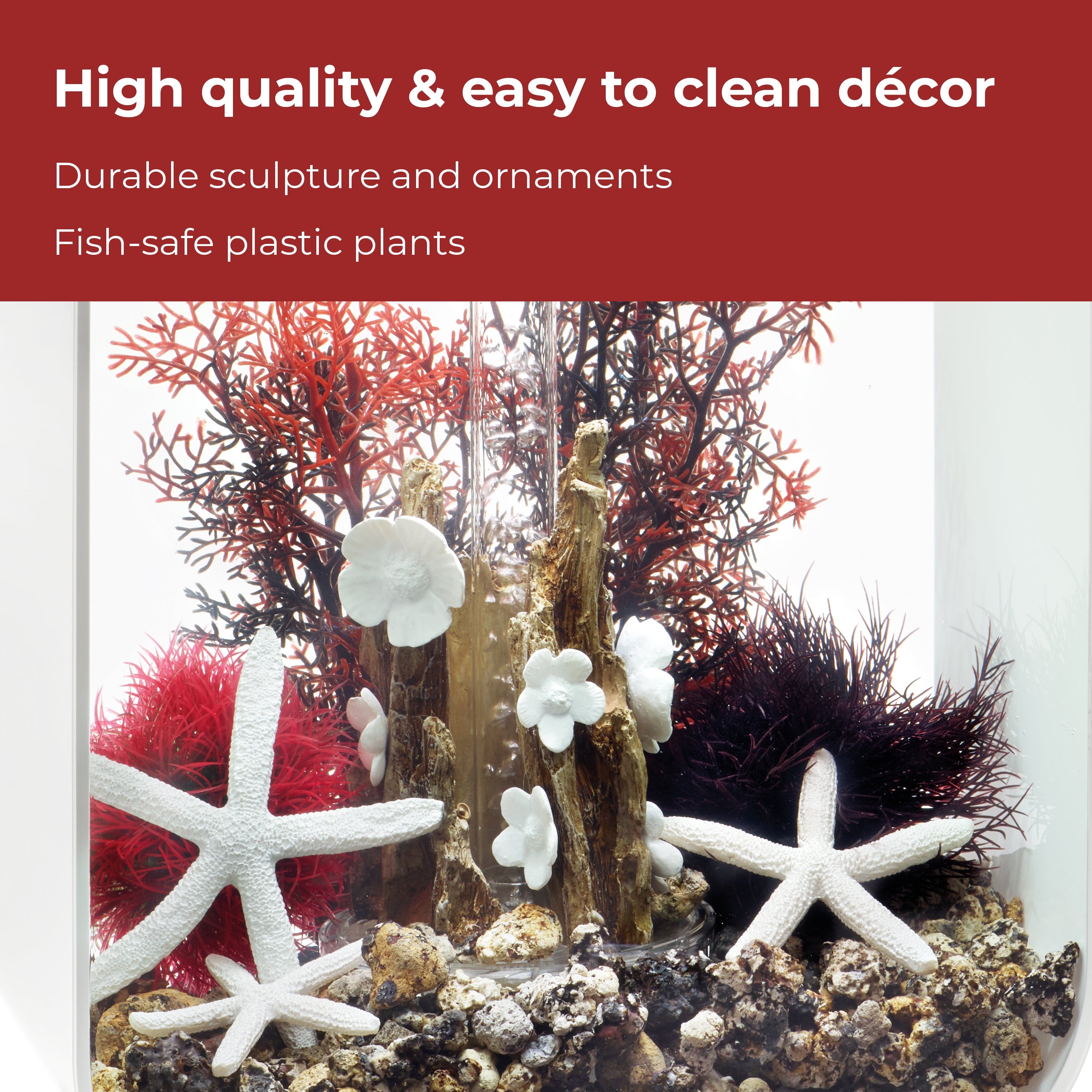 Red Forest Décor Set - High quality & easy to clean decor