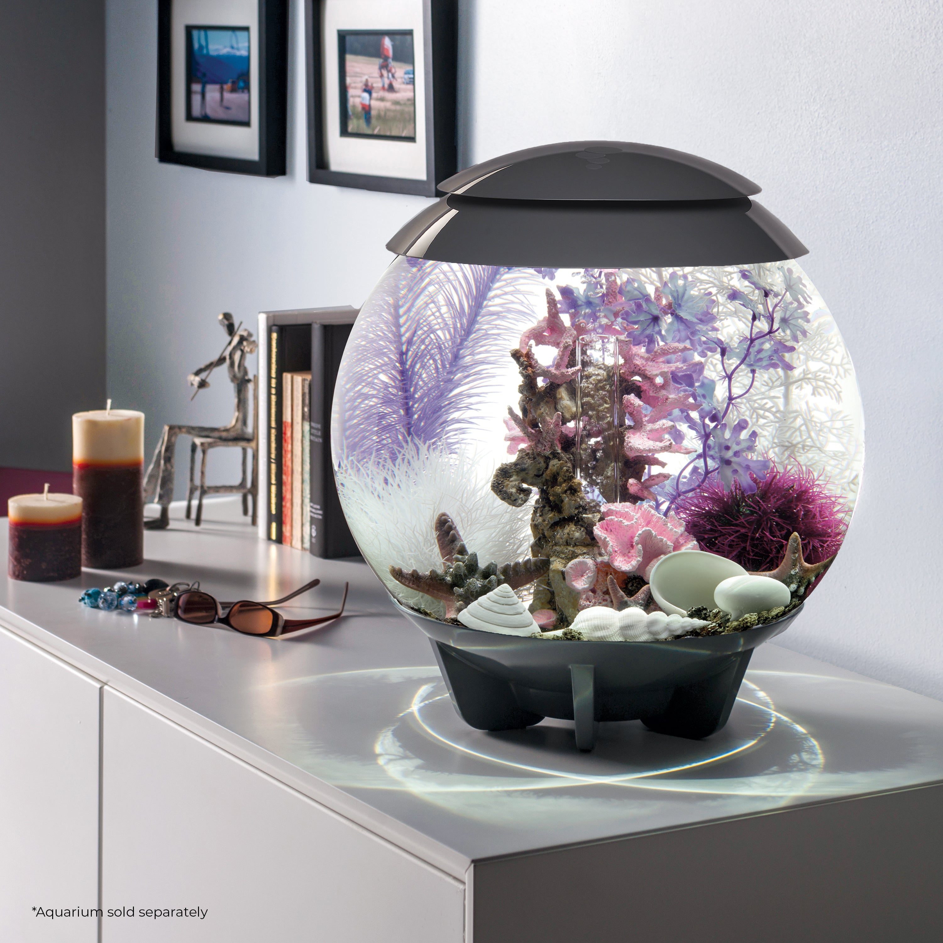 Pink Ocean Décor Set - In Use