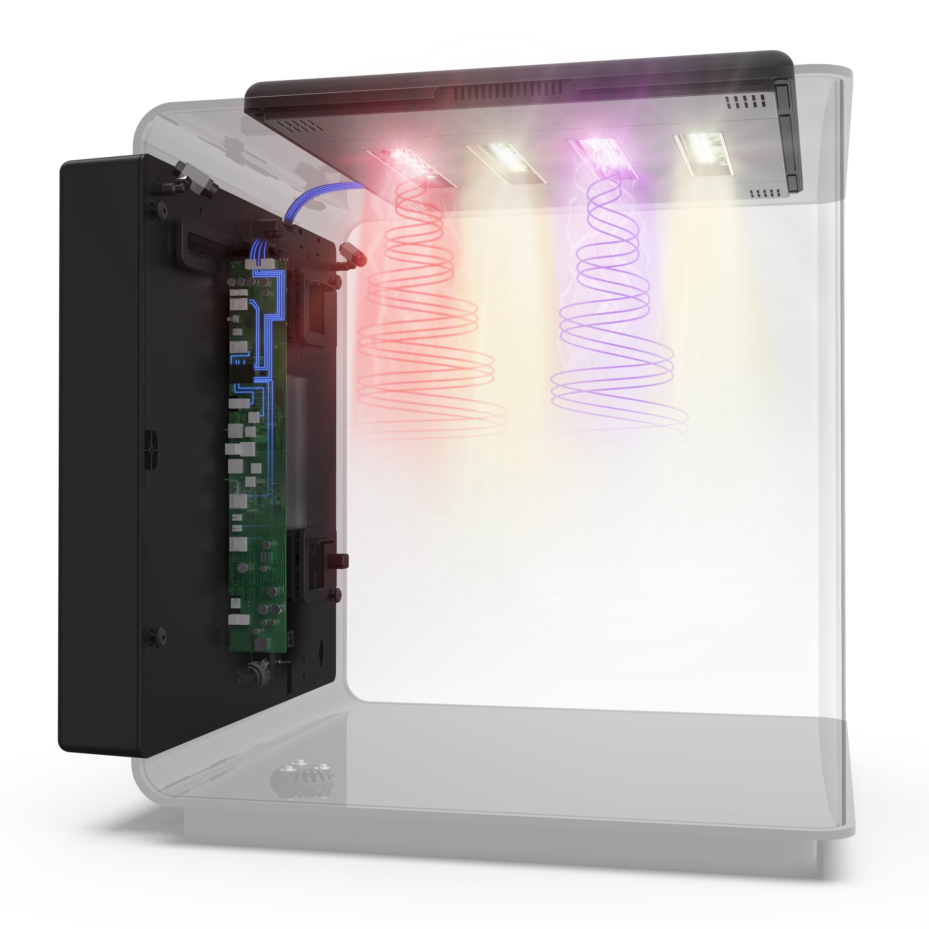EARTH Vivarium features Customizable Lighting