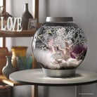 CLASSIC 15 Aquarium with Standard White LED Light - Silver In Use