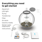 CLASSIC 30 Aquarium with Standard White LED Light - Everything you need to get started