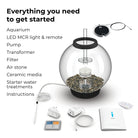 CLASSIC 30 Aquarium with Multi Colour LED Light - Everything you need to get started